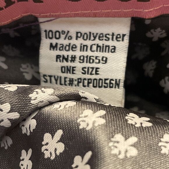 Purple Hat By Pink Cookie, Velour Like, Paperboy Style. - Picture 7 of 8